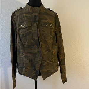 Lane Bryant Camouflage Military Jacket